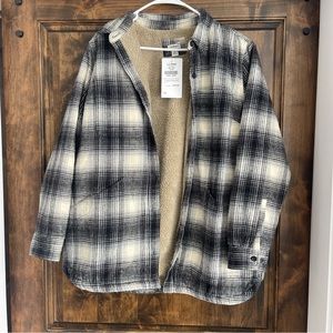 LL Bean lined flannel